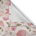 thumbnail image 5 of Ambesonne Floral Grommet Curtain, Vintage Tea Cups Roses, 50" x 120", Fern Green Pale Pink, 5 of 6