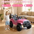 thumbnail image 6 of East doll 12V Ride on Toys for Toddlers, Electric Car for Kids, Kids Car with Remote Control, Bluetooth, Music, 3 Speeds for Kids Gifts, Pink, 6 of 8