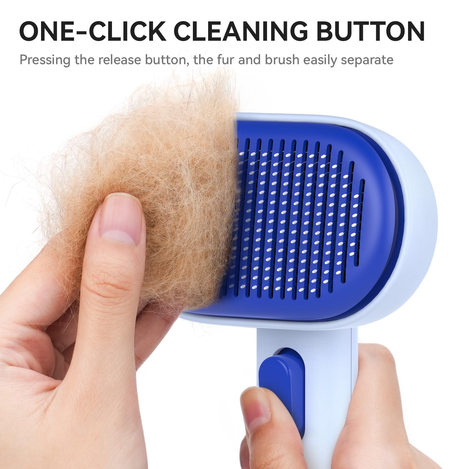 Cat Brush for Shedding, Cat Brushes for Indoor Cats, Cat Brush for Long or Short Haired Cats, Cat Grooming Brush Cat Comb for Kitten Rabbit Massage Removes Loose Fur