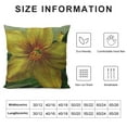 thumbnail image 5 of Creowell Pillow Covers Farmhouse Green Garden Yellow Spring Daffodil Flower Graphic Copyspace Nature Dafodil Leaves Floral Jonquil Decorative Throw Pillow Covers White, 5 of 5
