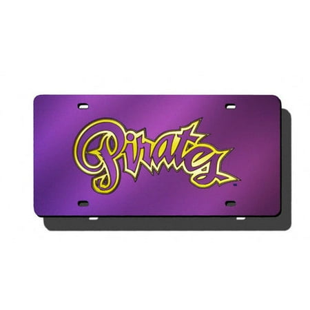 NCAA - East Carolina Pirates License Plate Laser Tag