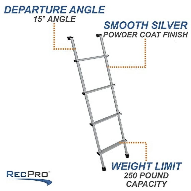 Rec Pro Rv Ladder Rv Ladder RecPro RV Bunk Ladder 52 - Black Aluminum Bed Ladder With ...
