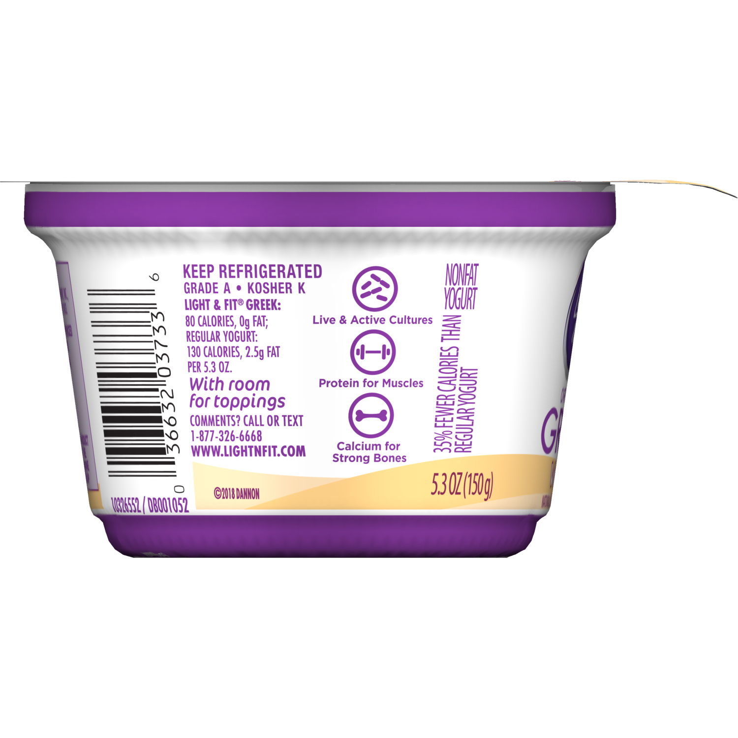 Does Dannon Light And Fit Greek Yogurt Have Live Active Cultures