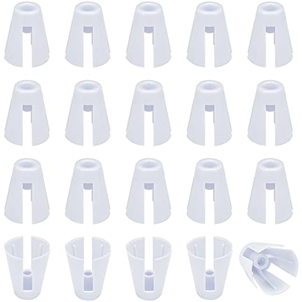 20Pcs Plastic Coil Claw Thread Spool Cone Holder DIY Craft Overlocker Serger Sewing Decoration