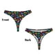 thumbnail image 3 of Fotbe Colorful Excavator Tanga Sin Costuras para Mujer con Estampado – Panties Invisibles, Transpirables y Cómodos para Uso Diario-Large, 3 of 6