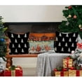 thumbnail image 5 of Christmas Pillow Covers 18x18 inch Set of 2 Christmas Tree Decorative Black Throw Pillow Covers Winter Famliy Decoration for Home Couch, 5 of 6