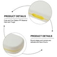 thumbnail image 3 of 1 Pack Plastic Pencil Box with Lid Stackable Design and Stylish Office Supplies Storage Organizer Box, 22*8*4cm, 3 of 5