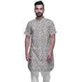 thumbnail image 1 of Atasi Indian Long Kurta For Mens Summer Wear Cotton Cambric Wedding Kurta Shirt, 1 of 1