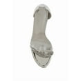 thumbnail image 2 of London Rag Traben Rhinestones Chain Metallic Stiletto Womens Sandals, 2 of 10