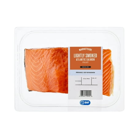 Fresh Lightly Smoked Salmon, 0.75 - 0.95 lb Tray (Fish)