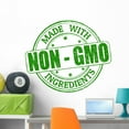 thumbnail image 1 of Made Non Gmo Wall Mural Decal by Wallmonkeys Vinyl Peel and Stick Graphic (36 in H x 36 in W), 1 of 4
