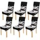 thumbnail image 1 of Funda protectora para silla ABPHQTO diseño de nota musical juego de 6, 1 of 4