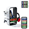 thumbnail image 1 of Universal Games Storage Tower Pro - for Up to 18 Games - with Controller Holder for up to 4 Gamepads - Gaming Accessories for PS5 PS4 PS3 Xbox X/S/One Switch 1 + 2 Switch OLED BluRay, 1 of 5
