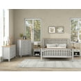 thumbnail image 2 of 5 Pieces Bedroom Set, Full Size Wood Platform Bed Frame with 2 Nightstands, 6-Drawer Dresser and Chest, Bedroom Furniture Set for Teens Adults, Country Gray with Oak Top Bedroom Sets, 2 of 7