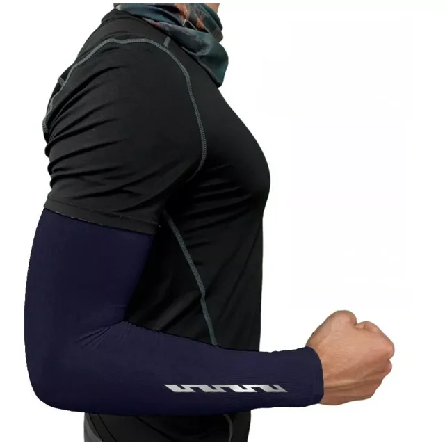 Par De Mangas Protectoras Para Sol, Deporte Con Reflejante