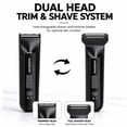 thumbnail image 5 of Manscape Dual-Speed 3 In 1 Body & Pubic Hair Trimmer for Men, IPX7 Waterproof Ball & Groin Shaver with LED Light, Electric Razor with Travel Pouch & USB Rechargeable, Gifts for Dad Husband Boyfriend, 5 of 15