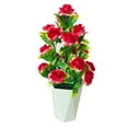 thumbnail image 2 of SPRING PARK Artificial Flower Plant Pot Bonsai Wedding Living Room Table Home Garden Decoration, 2 of 7
