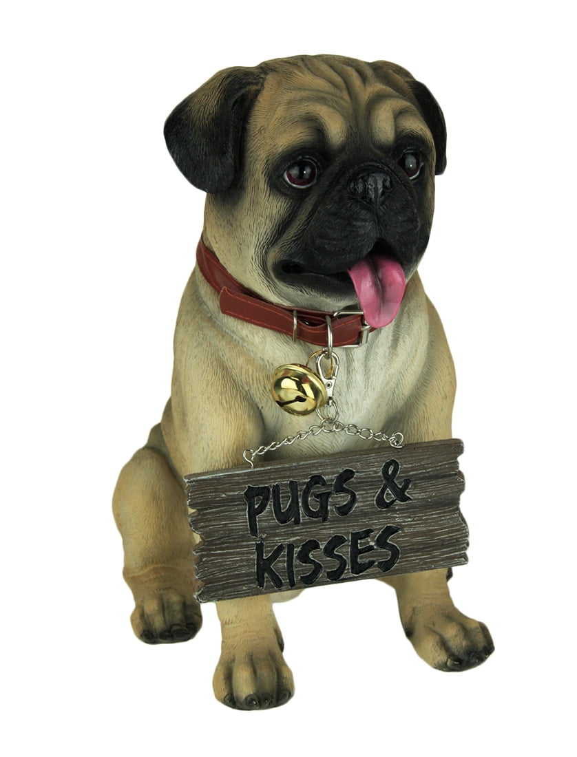 Pug Love Indoor / Outdoor Dog Statue