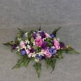 thumbnail image 4 of 1 Pc, Purple & Lavender Peony & Gladiolus Memorial Arrangements - Saddle, 4 of 5