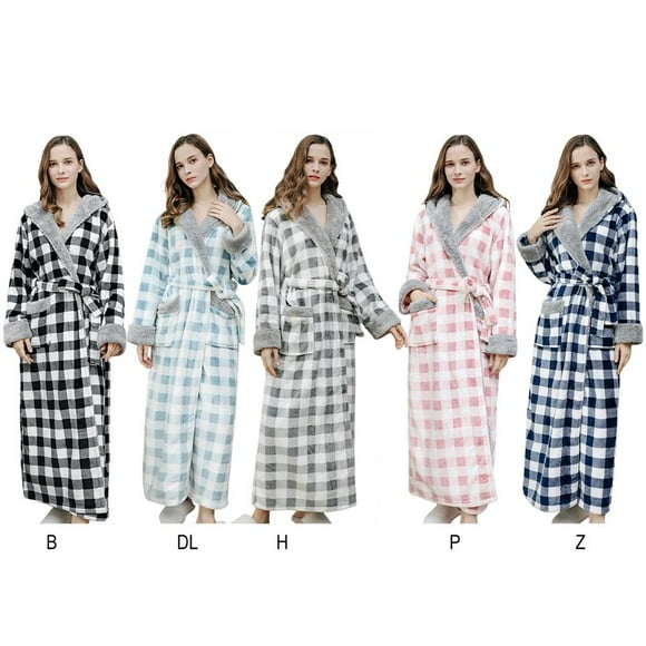 Flannel Robe Womens