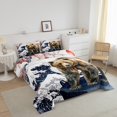thumbnail image 3 of YST Safari Bear Bedding Set, Japanese Ukiyoe Comforter Set, Queen Size, 3 of 6