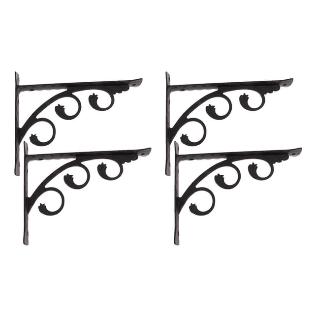 4 Soportes Colgantes Para Estante En Pared En L De Estilo Europeo
