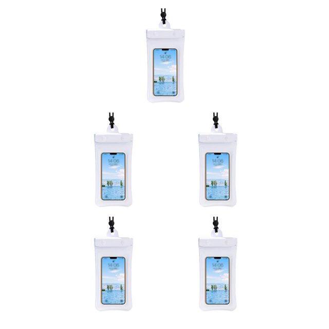Soidarity Estuche para teléfono Estuche impermeable para nadar bajo el agua Estuche para manos libres Amarillo Type2 NO2