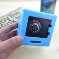 thumbnail image 3 of Nueva caja fuerte de monedas, máquina de depósito de dinero en efectivo, juguete para niños, material plástico, protegido con contraseña, color aleatorio, tamaño 8.5x8.5x6cm, idea de regalo, 3 of 8