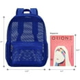 thumbnail image 5 of BKSDUEH Heavy Duty Mesh Backpack, See Through College Backpack with Padded Shoulder Straps for Swimming, Outdoor Sports, 5 of 7