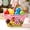 Pink, variant on Yellow Yellow Easter Felt Basket For Candy And Decorative Storage Holiday Box For Easter Eggs And Treats