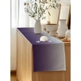thumbnail image 5 of Table Runner 72 Inches Long for Kitchen Dining, Grey Purple, Dresser Scarf Farmhouse, Dining Table Decorations for Wedding/Parties, Gradient Ombre Modern Abstract Color Art 18 x 72 In, 5 of 9