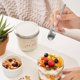 thumbnail image 4 of Cuchara de café de acero inoxidable | Cuchara para revolver té helado con mango largo | Cuchara de té duradera, apta para lavavajillas y con agarre ergonómico | Diseño decorativo de ramas |, 4 of 6