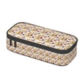 thumbnail image 2 of Goofa Mushroom Pattern Pencil Case, Multi- Slot Pencil Pouch, Portable Pencil Bag, Pen Case for& Office, 2 of 9
