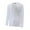 White, variant on HBFAGFB Mens Undershirts Crew Neck Daily Long Sleeved Top Soft Vacation Workout T Shirt White Size 2XL
