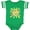 Football Green and White, variant on Inktastic I Love My Nonni Sun and Rainbow Letters Boys or Girls Baby Bodysuit