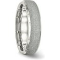 thumbnail image 5 of Chisel Stainless Steel Polished Laser Cut 6.2mm Band - Ring Size 12.5, 5 of 8