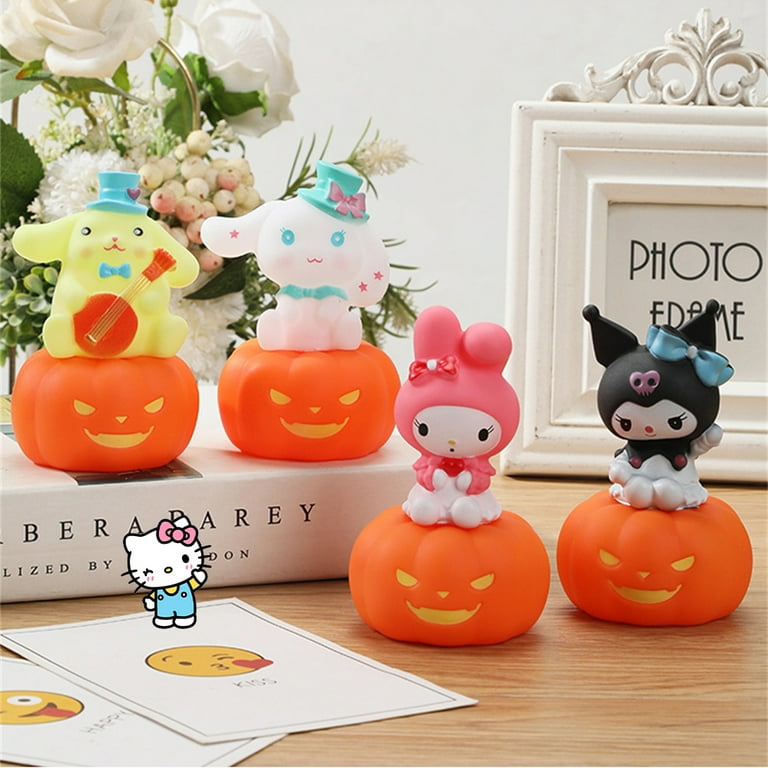 Anime Sanrio Halloween Pumpkin Night Light Series Kuromi My Melody