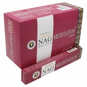Vijayshree Nag Meditation Chandan Incense Sticks Home Fragrance 15gm X 12Box - 180gm