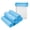 Blue, variant on 8 Gallon Trash Bags Colored - Extra Thick Medium Garbage Bags 1.1 mil Strong, Leakage-Free,Unscented 30 Liter Thick for Bathroom, Office, Kitchen Waste Basket Trash Can (Pink, 100 Count)