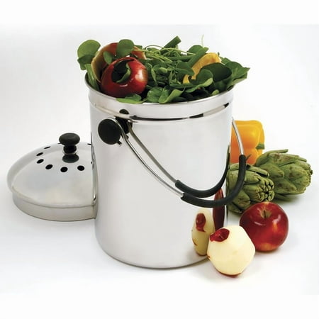 Norpro 1 Gallon Stainless Steel Compost Keeper 95