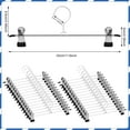 thumbnail image 2 of Square 40 Pack Pants Hangers Space Saving, 9-11 Inch Non Slip Stainless Steel Metal Pants Hanger with Clips, Clothes Hangers for Shorts, Skirt, Bottoms, Jeans, 2 of 9