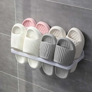 Amzcrzy Clothing & Wardrobe Storage, Closet Organizers and Storage, Storage Bins with Lids, 180 Degree Foldable Slipper Rack Toilet Wall Non Perforated Shoe Rack Storage And Storage Rack shoe rack
