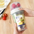 thumbnail image 2 of TV Direct - 2-Way Container for Kids Salads Sauces Fruits Snacks Dishwasher Safe - 330ml - Gray, 2 of 4