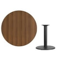thumbnail image 2 of Flash Furniture 42" Table Ronde de Restaurant en Noir et Noyer, 2 of 2