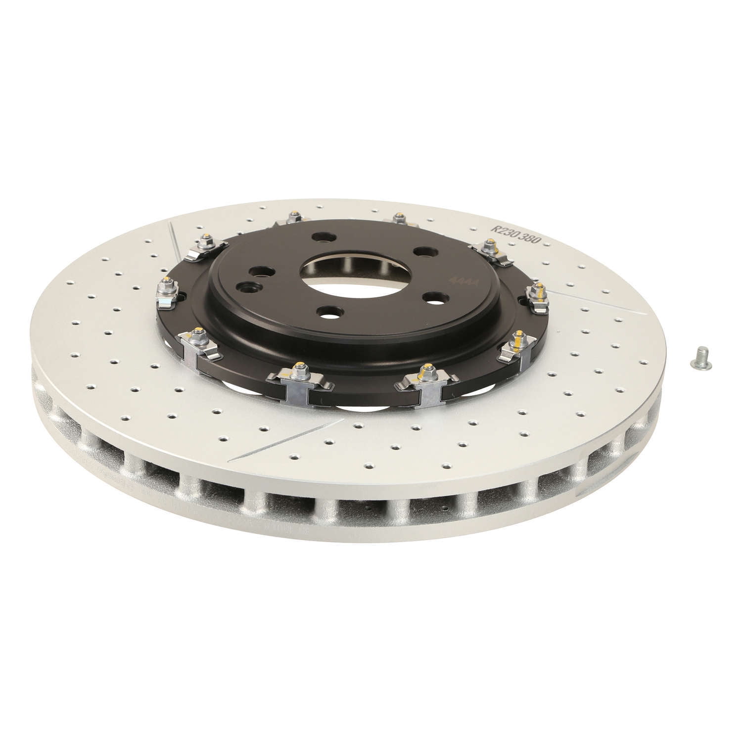 Brembo Coated Composite UVCoated High Carbon Brake Disc, Floating 2