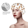 thumbnail image 4 of Kdxio Labrador Retriever Dog Print Shower Cap for Women,Elastic and Reusable,Double Waterproof Layers Bathing Hat, 4 of 9