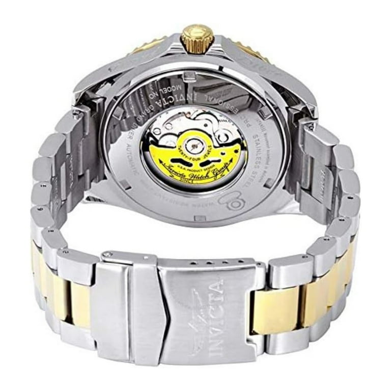 Invicta Grand Diver Automatic Black Dial Two-tone Men's
