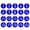 Blue With White Text, variant on 1-20 Numbers Tags Plastic Round Numbered Marking Identify ID Key Hang Tag for Dormitory Key Chain Box Gym Cabinet Lockers, Green with White Text
