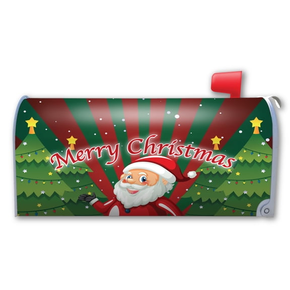 Merry Christmas Santa Claus Mailbox Cover Magnet