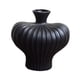 thumbnail image 5 of Florero de arte moderno, arreglo floral, regalo de inauguración de la casa, obra de arte, florero de cerámica, decoración del hogar para estantería, Negro, 5 of 8